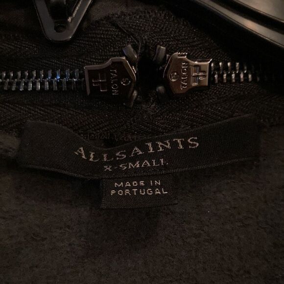 All Saints Fera Jersey Sweatshirt Vest - Picture 6 of 6